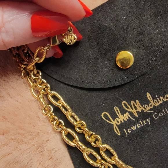 John Medeiros Gold Chain Link Necklace - Picture 3 of 7